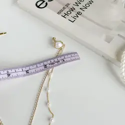 پک سنجاق گل منجوق کریستالی و گوشواره قلبی