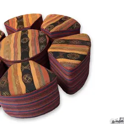 ست پاف و میز گلیم 7 تکه سنتی