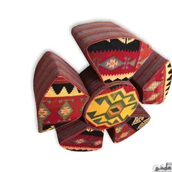 ست پاف و میز گلیم 6 تکه سنتی