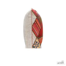 پشتی سنتی شاه نشین ترمه طرح گلیم دست دوز - ست 7 تکه