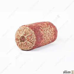 پشتی سنتی شاه نشین ترمه طرح شاهسوند – ست ۷ تکه زرشکی