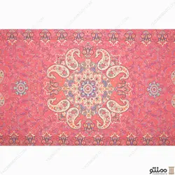 سجاده و جانماز ترمه طرح سپهر رنگ صورتی