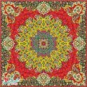 رومیزی ترمه مربع طرح آسمان