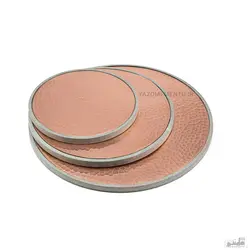 سینی و بشقاب سنگ و مس