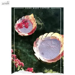 ظروف چکش کاری مسی برگ