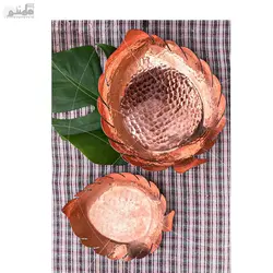 ظروف چکش کاری مسی برگ