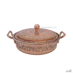 ماهیتابه مسی قدیمی یزدی ممتاز