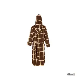 حوله تن پوش پالتویی ابراهیمی یزد مدل چهارخانه کد 38