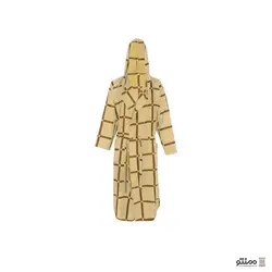 حوله تن پوش پالتویی ابراهیمی یزد مدل چهارخانه کد 40