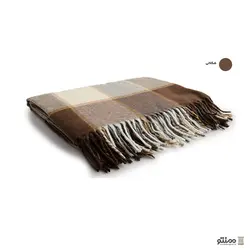 پتو مسافرتی مدل هليا سایز 220 × 150 سانتی متر شکلاتی