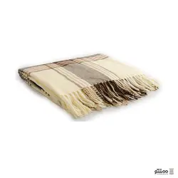 پتو مسافرتی مدل هليا سایز 220 × 150 سانتی متر کرم