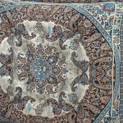 پشتی سنتی ترمه شاهسوند – بسته 2 عددی لمه نقره ای