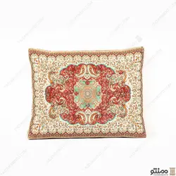 پشتی سنتی ترمه ترنج – بسته 2 عددی زرشکی