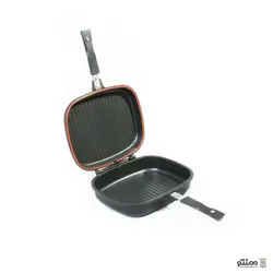 تابه تفلون مدل دوقلو دیواره بلند سایز 31*25