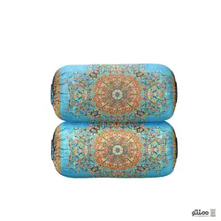 بالش سنتی ترمه افشار – بسته 2 عددی آبی