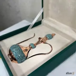 گلاب پاش فیروزه کوبی 30 با جعبه چرم VIP