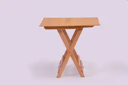 میز تاشو چوبی بلوط