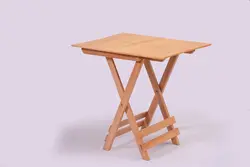 میز تاشو چوبی بلوط