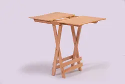 میز تاشو چوبی بلوط