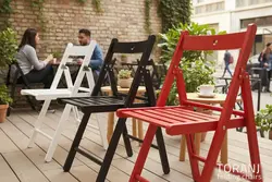 صندلی تاشو چوبی ترنج
