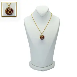 آویز براده گوی رنگی زرشکی