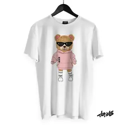 تیشرت تدی دخترانه هودی پوش