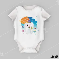 تیشرت دندونی دخترانه