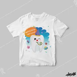 تیشرت دندونی دخترانه