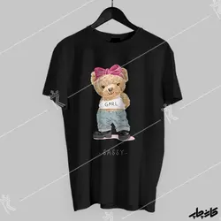 تی شرت تدی دخترانه ساسی