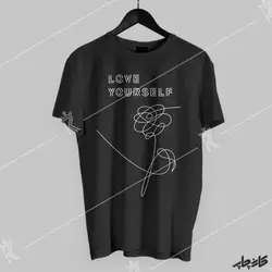چاپ تیشرت طرح بی تی اس خودتو داشت داشته باش BTS love your self
