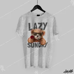 چاپ تی شرت تدی جمعه روز تنبلی