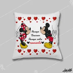 چاپ روی کوسن ولنتاین میکی موز