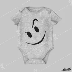 چاپ روی بادی زیر دکمه طرح لبخند