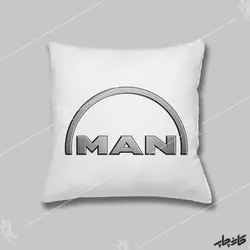 چاپ روی کوسن آرم مان MAN