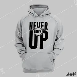 چاپ روی هودی Never Give Up