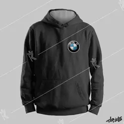 سویشرت نخ پنبه مشکی بی ام و BMW