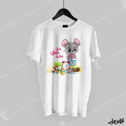 تیشرت طرح دخترانه سال موش مبارک نوروز 1399