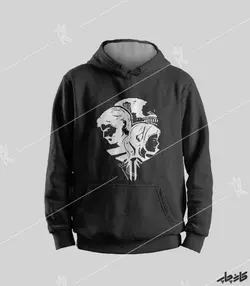 سویشرت مشکی طرح بازی The Last of Us