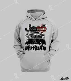 سویشرت ملانژ جیپ آفرود Jeep Off road USA