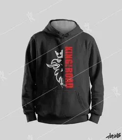 سویشرت مشکی لوگو اسکانیاسلطان جاده ها King of the road