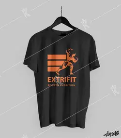 تیشرت مشکی بدن سازی EXTRIFIT