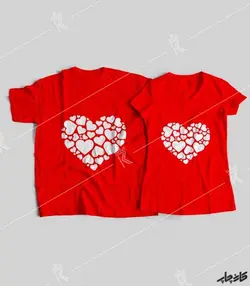 تیشرت ست نخی قلب ولنتاین 6