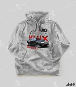 سویشرت ملانژ تویوتا هایلوکس آفرود