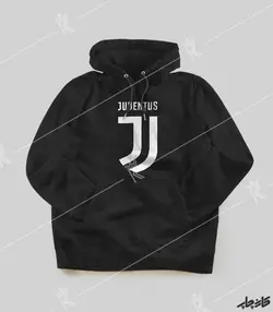 سویشرت مشکی لوگو یوونتوس