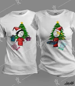 تیشرت ست کریسمس 2020