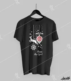 تیشرت مشکی کریسمس 3