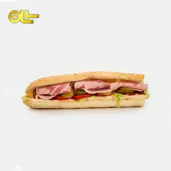 ساندويچ ژامبون مرغ تاپدل