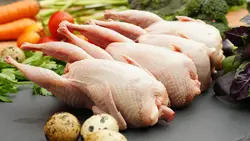 گوشت بلدرچین منجمد 550 گرمی