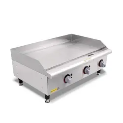 گریل 90 سانت روغنی صفحه تخت مکث سیلور