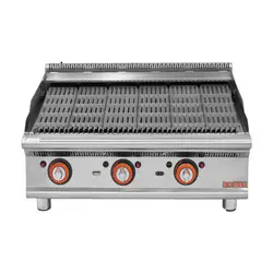 گریل 90 سانت ذغالی روماک مدل ROMAK GL-N90